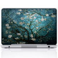 Meffort Inc 15 15.6 Inch Laptop Notebook Skin Sticker Cover Art Decal (Free Wrist pad) - Vincent Van Gogh Almond Blossoming