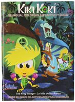 iScholar Kiki Koki Bi-Lingual Coloring and Activity Book, 96 Sheets, Style May Vary (61096)