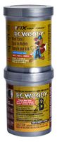 PC Products PC-Woody Wood Repair Epoxy Paste, Two-Part 12oz in Two Cans, Tan 16333