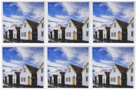 3dRose Greeting Cards, Iceland, 6 x 6 Inches, Open Air Museum of Glaumbaer in Winter (gc_209099_1)