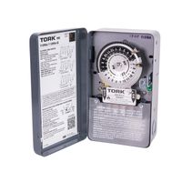 NSi Industries TORK 1109A Indoor 40-Amp Multi-Volt Mechanical Lighting and Appliance Timer - 24-Hour Programming - Multiple On/Off Settings - 120/208-277-Volt -