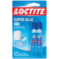 Loctite Super Glue Gel, Two 2-Gram Tubes (1399965)
