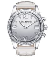 HP P1L49AA Isaac Mizrahi Smartwatch 42mm, Silver with Gray Strap