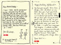 Quiplip Handwritten Yours Truly Birthday Cards, 6-Pack (YT05166PCK)