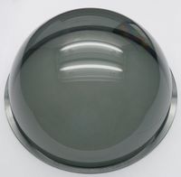 JMX 7 Inch Acrylic Indoor / Outdoor Cctv Blue Camera Dome Housing Security Camera Dome