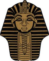 Alpha Phi Alpha Sphinx Head Iron-On Patch [Black - 10" x 8.5"]