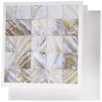 3dRose Picturing Mother Of Pearl - Greeting Cards, 6 x 6 inches, set of 12 (gc_50911_2)
