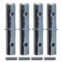 Scaffolding Coupling Pin with 1/8" Collar with snap on Pin 4 Sets Brand New Prisms