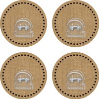 Burlap Clingy Thingies Clips