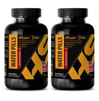 Kidney Support Vitamins - Water Pills (Diuretic Formula) - Pills Water - Green Tea Extract Pills - 2 Bottles 120 Capsules