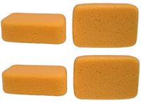 Creative Hobbies Value Pack of 4 Sponges for Painting, Crafts, Grout, Cleaning & More, Synthetic Silk Sponges, Big 7.5 inch x 5 inch x 2 inch Thick