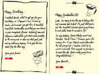 Quiplip Handwritten Yours Truly Birthday Cards, 6-Pack (YT03196PCK)