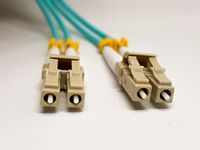 LC to LC 1M OM3 10GB Multimode Duplex Fiber Optic Patch Cable. Israeli Cutting Edge Technology, 1M (3.28ft), 50/125 OFNP Micron. LC to LC Fiber Cords Cables. SFP,3MM PVC.