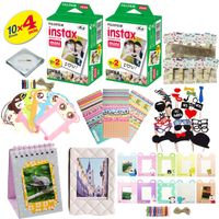 Fujifilm instax Mini 8 & Mini 9 Camera Accessory KIT Includes - Fuji Instant Film 40 Sheets + Premium Over 60 PCS Bundle for fujifilm instax Mini 8 & Mini 9 Films
