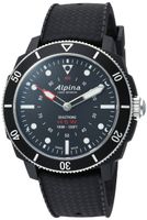 Alpina Men's AL-282LBB4V6 Horological Smart Watch Analog Display Quartz Black Watch