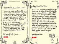 Quiplip Handwritten Yours Truly Birthday Cards, 6-Pack (YT02186PCK)