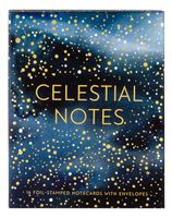 Celestial Notes: 16 Foil-Stamped Notecards with Envelopes (Celestial Star Stationery, Space and Galaxy Watercolor Blank Notecards)