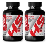 Male Performance Booster - GET Hard - Mens Pills - longjack tongkat ali - 2 Bottles (120 Capsules)