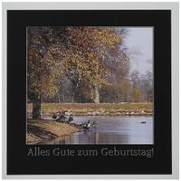 3dRose At the Lake, Alles Gute zum Geburtstag, Happy Birthday in German - Greeting Cards, 6 x 6 inches, set of 12 (gc_43344_2)