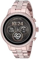 Michael Kors Women's Access Runway Stainless Steel Plated Touchscreen Watch with Strap, Goldtone, 18 (Model: MKT5052)