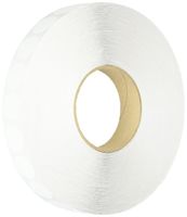 Compulabel Wafer Tab Seals, 1" Circle, White, 5000 Per Roll, Permanent Adhesive (910056)