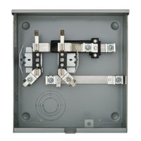 Siemens SUAS817-PPGP 200-Amp, 4 Jaw, Ringless Cover, Horn Bypass, Underground Feed, Side Wired, 7/8 Barrell Lock, Meter Socket