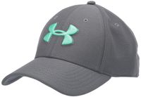 Under Armour mens Blitzing 3.0 Cap Pitch Gray (013)/Vapor Green Small/Medium