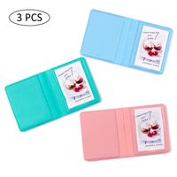 Ablus 28 PocketsX3 Mini Photo Album for Fujifilm Instax Mini 7s 8 8+ 9 25 26 50s 70 90 Instant Camera & Name Card (Blue/Pink/Mint)