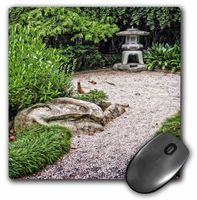 3dRose LLC 8 x 8 x 0.25 Inches Mouse Pad, Japanese Stone Lantern (mp_160128_1)