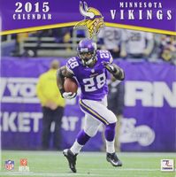 Turner Perfect Timing 2015 Minnesota Vikings Team Wall Calendar, 12 x 12 Inches (8011703)