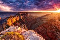 IMAGINE WORK SURFACE Huge Ultra-Thin 24" x 36" Non-Slip Desk Pad Made in USA - Grand Canyon
