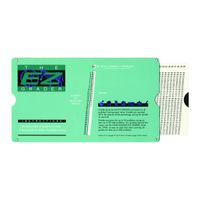 ADVANTUS E-Z Grader Chart, 8-1/2 x 4-3/4 x 1/8 Inches, Standard Size Print, Green (5703)