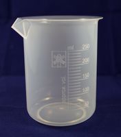 Beaker, Polypropylene 250 ml (12 beakers per Package)
