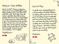 Quiplip Handwritten Yours Truly Birthday Cards, 6-Pack (YT11156PCK)
