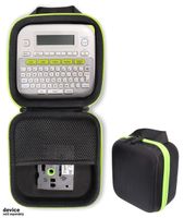 CaseSack Label Maker Case customized for Brother P-touch, PTD210, Easy-to-Use Label Maker, mesh pocket for the label tape, handle for easy carrying