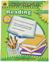 Teacher Created Resources 3490 Daily Warm-Ups Book, Reading, Grade 4
