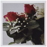 3dRose Red Roses Oil Painting - Greeting Cards, 6 x 6 inches, set of 12 (gc_14137_2)