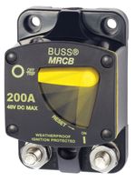 Blue Sea Systems 187 Series, 285 Series & Klixon Circuit Breakers, 187 Series, Surface Mount, 200A DC