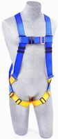 3M Protecta First AB17530, 5-Point Adjustment Harness, with Back D-Ring, Universal, 310  lb., Blue/Yellow