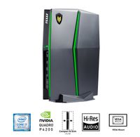 MSI Vortex W25 8SL-060 Slim and Powerful Workstation i7-8700 Quadro P4200 8GB GDDR5 32GB RAM 512GB SSD NVME + 1TB