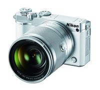 Nikon 1 J5 Mirrorless Digital Camera w/ 10-100mm Lens (White) (Renewed)