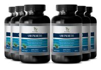 Libido Supplements Men - Saw Palmetto Berry Extract 160Mg - Male Prostate Health - 6 Bottle 360 Softgels