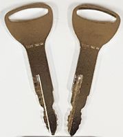 Keyman (1 Pair) Toyota Forklift Equipment Ignition Keys Newer Style
