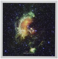 3dRose Greeting Cards, 6 x 6 Inches, Pack of 6, Galaxy and Nebula (gc_76814_1)