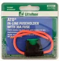 Littelfuse 0FHA0030XP ACS ATO HD Carded Inline Fuse Holder with 30 Amp Fuse