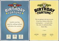 Quiplip Misfortune Birthday 6) Greeting Cards