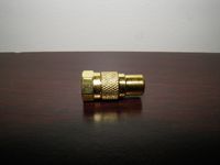 Gold plated TV adapter for ColecoVision,ADAM,ATARI 2600,5200,7800, IntelliVision, and many other classic 70's and 80's videogame and computer systems.