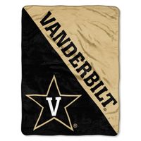 The Northwest Company Officially Licensed NCAA Vanderbilt Commodores Halftone Micro Raschel Throw Blanket, 46" x 60", Multi Color