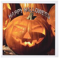3dRose Happy Halloween - Greeting Cards, 6 x 6 inches, set of 6 (gc_2836_1)