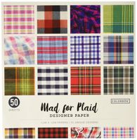 12in Designer Paper Mad for Plaid (Style may vary)